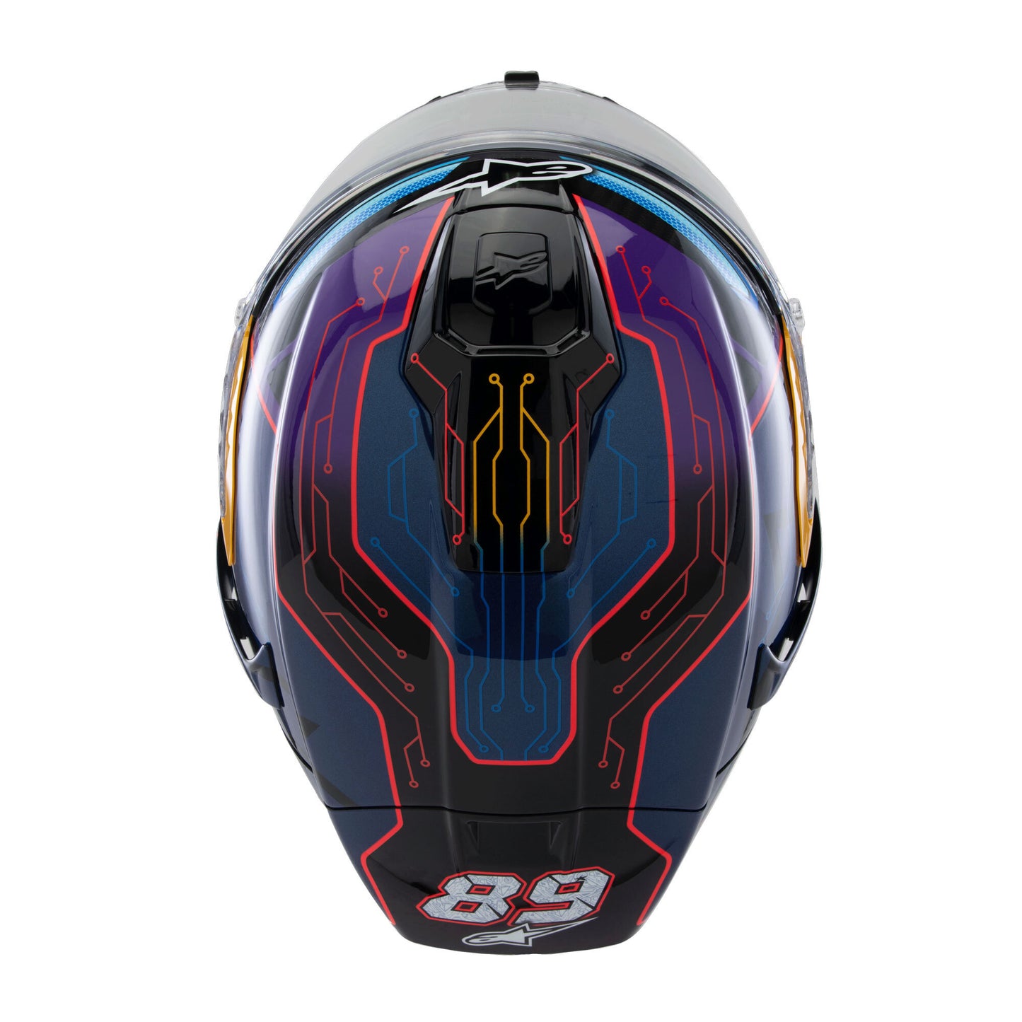 Alpinestars Supertech R10 Martinator R01 Blue Purple Red Gloss