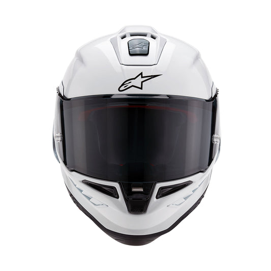 Alpinestar's Supertech R10 Racing Helmet White Gloss