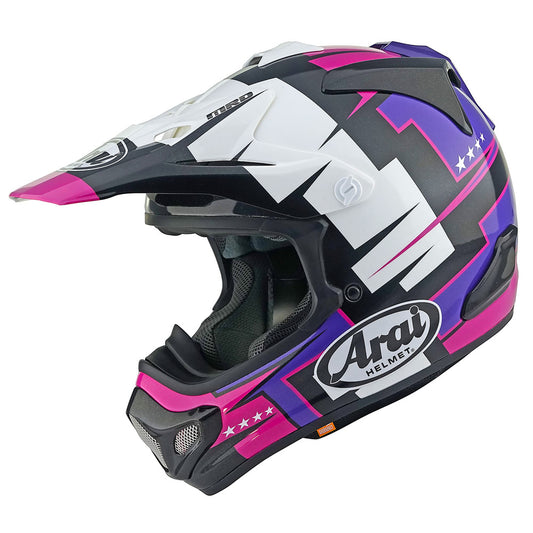 Battle Purple - Arai MXV EVO Motocross Helmet