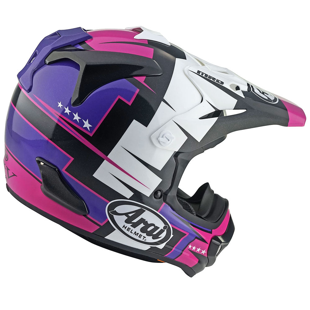 Battle Purple - Arai MXV EVO Motocross Helmet