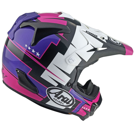 Battle Purple - Arai MXV EVO Motocross Helmet