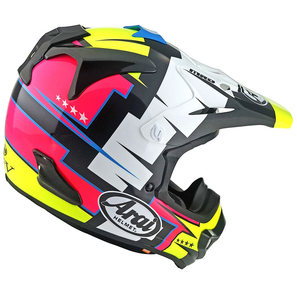 Battle Yellow - Arai MXV EVO Motocross Helmet