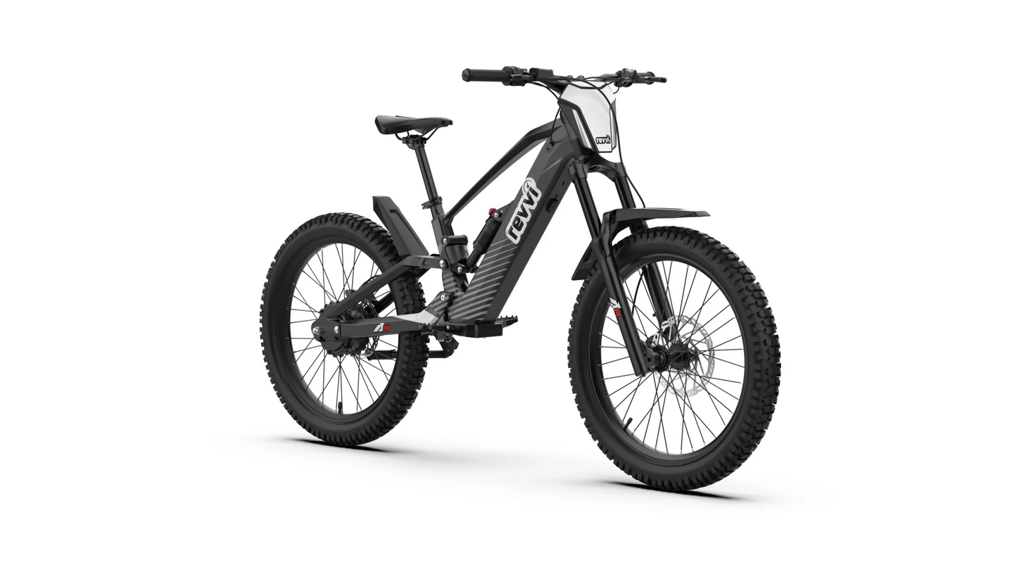 Revvi 24" Electric Bike - BLACK