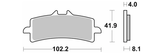 SBS 901DS - DS2 Dual Sinter Front Brake Pads