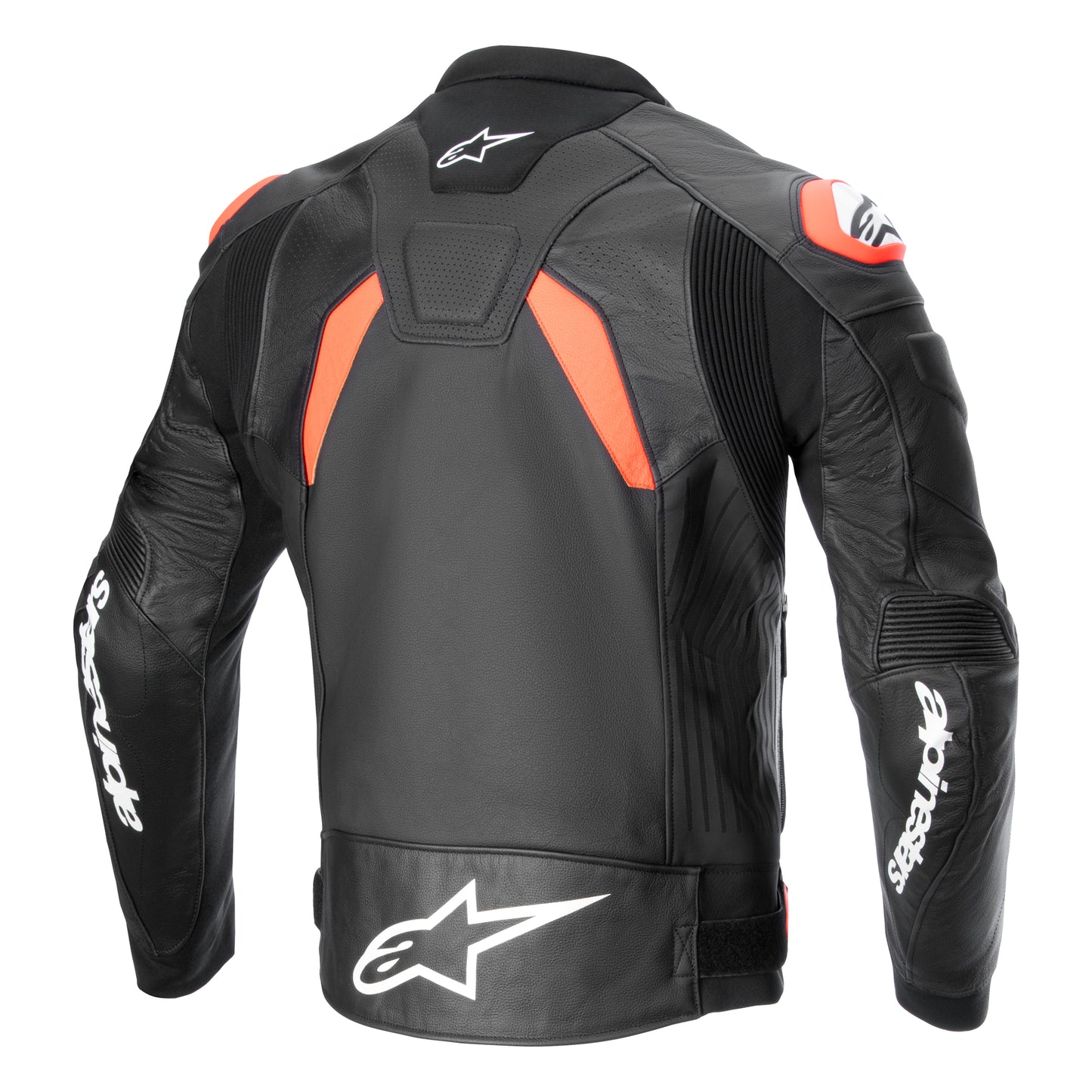 Alpinestars Gp Plus V4 Leather Jkt Blk/Red/Fluo/White