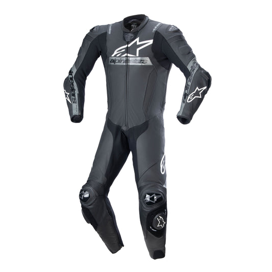 Alpinestars Missile V2 Ward 1 Pc Leather Suit Blk/Met Grey