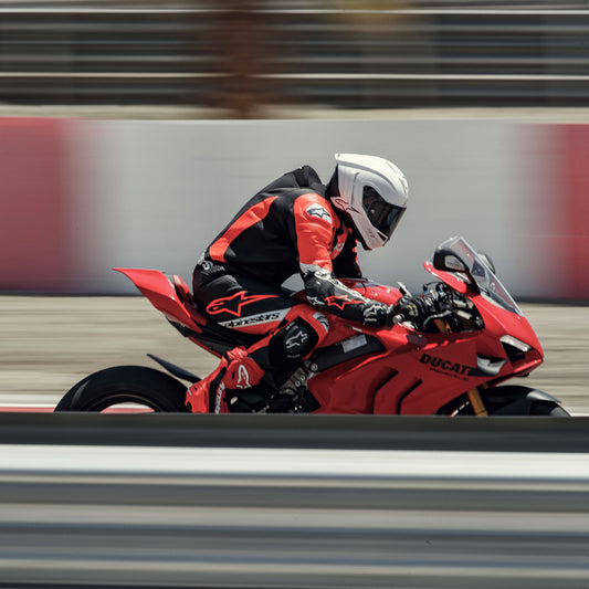 Alpinestars Missile V2 Ward 1 Pc Leather Suit Blk/R/Fluo White