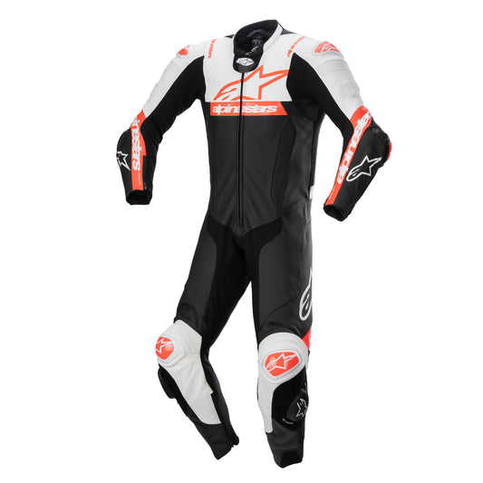 Alpinestars Missile V2 Ward 1 Pc Leather Suit Blk/W/R/Fluo
