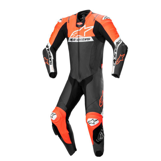 Alpinestars Missile V2 Ward 1 Pc Leather Suit Blk/R/Fluo White