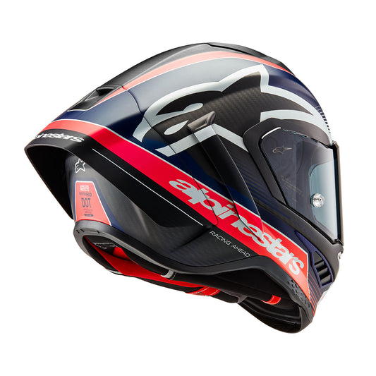 Alpinestars Supertech R10 Team Ece06/Fim Blk Carb R/F D Blue Matt