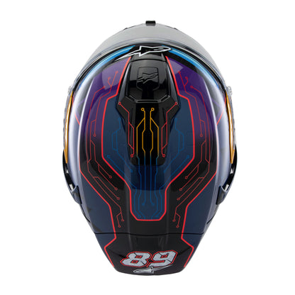 Alpinestars Supertech R10 Martinator R01 Blue Purple Red Gloss
