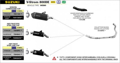 ARROW HOMOLO TIT DARK SONORA EXHAUST