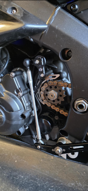 Racetorx Yamaha R6 13S 06-16 17+ Gear Shift Support