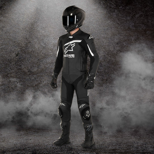Alpinestars Gp Plus V4 Leather Jkt Blk/Red/Fluo/White